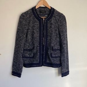 Talbots|Tweed Zippered Blazer sz 8